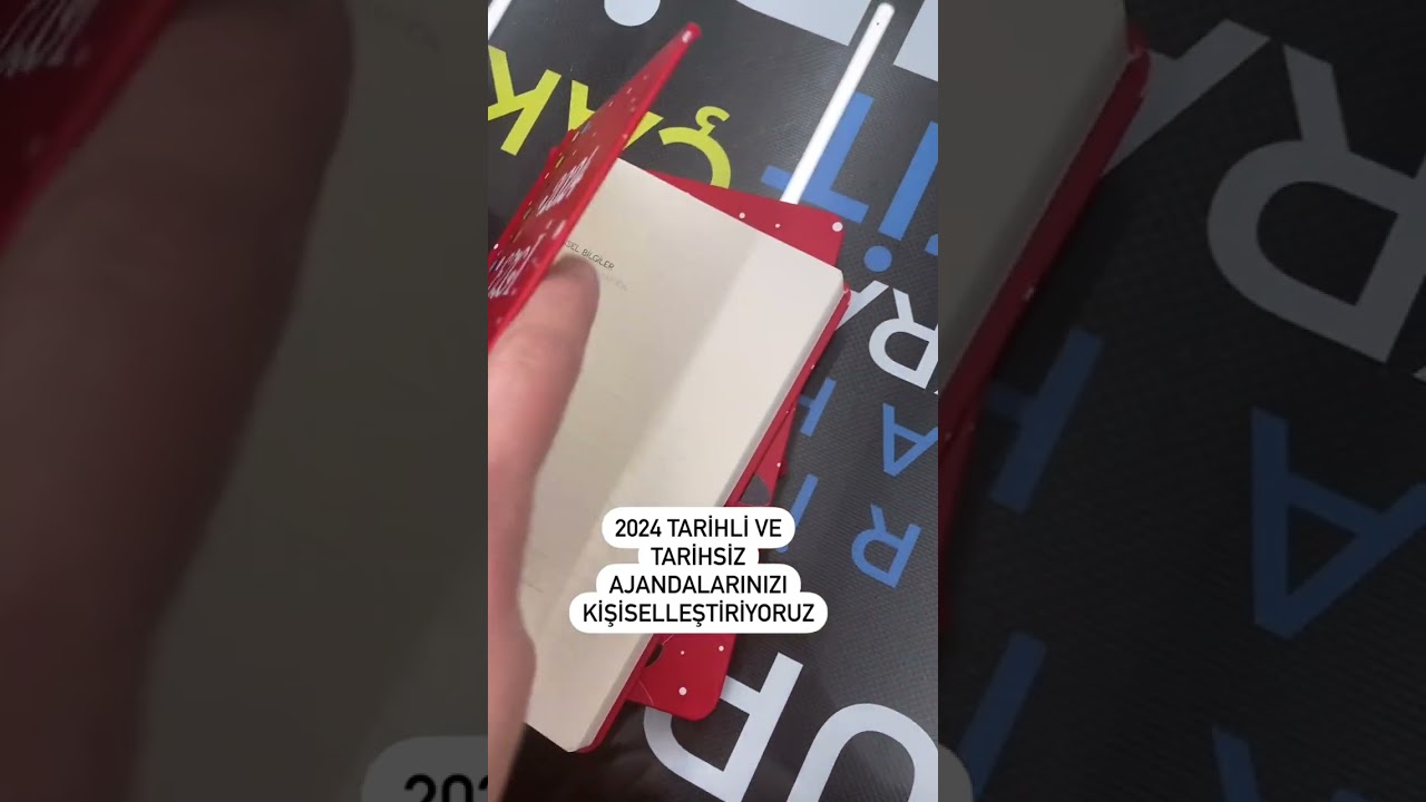 Hem Tarihli Hem Tarihsiz Ajandalar Baskılı Kişiye Özel Tasarımlar