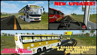 New updates!New Roads,Traffic's available!Bus simulator indonesia game in VRL Travels Volvo B11R mod screenshot 5