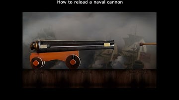 How to reload a naval cannon