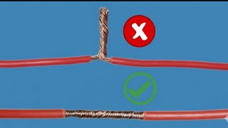 very Few People Know This Method...! 🤫 Twist wire for a Perfect Connection.