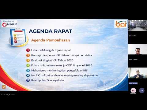 "RISIKO KRITIS 2026" Cara Menyusun Key Risk Indicator (KRI) 2026 yang Efektif