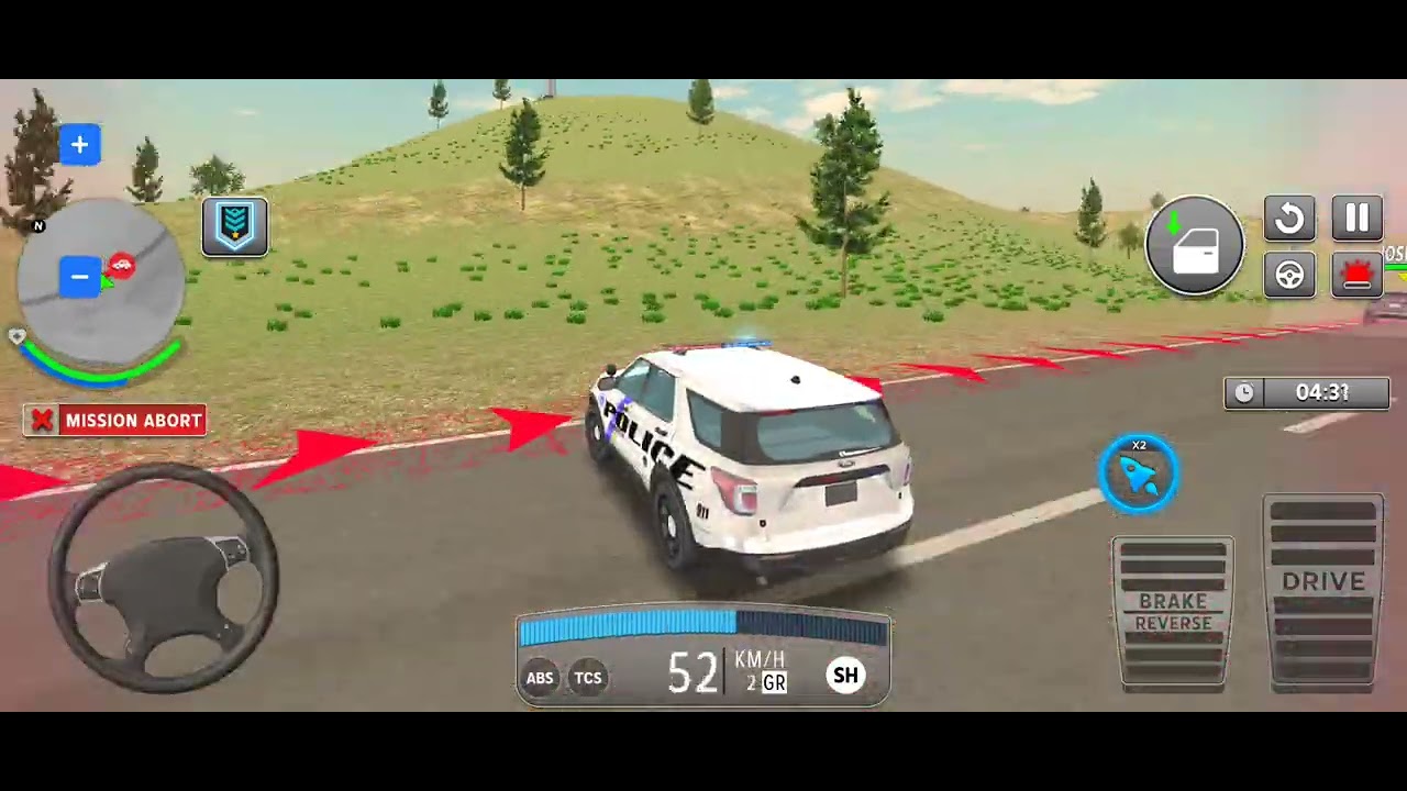 police car action @GameKing-s3k 