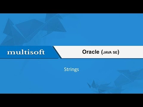 Oracle Java SE Strings Online Training Video Tutorial - YouTube