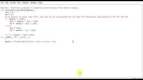 Python program to calculate the salary of an employee