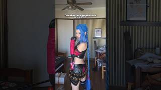 agora sim tutorial de verdade da minha wig da jinx do 2xko 😮‍💨 #wigstyling#cosplay#jinx#arcane#2xko