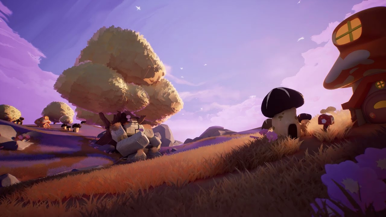 UE5 stylized scence Maplestory fanart