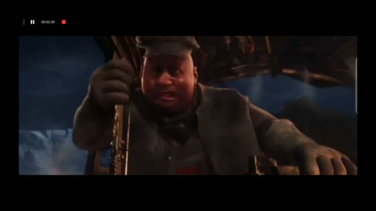 Polární Expres Sjezd z ukrutného kopce a nájezd na led