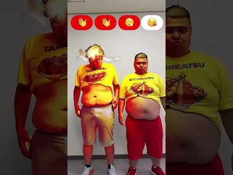 BIGコラボ】 120kgの双子の力士炎上ダンス#dance #shorts #シャルロット#ンダホ