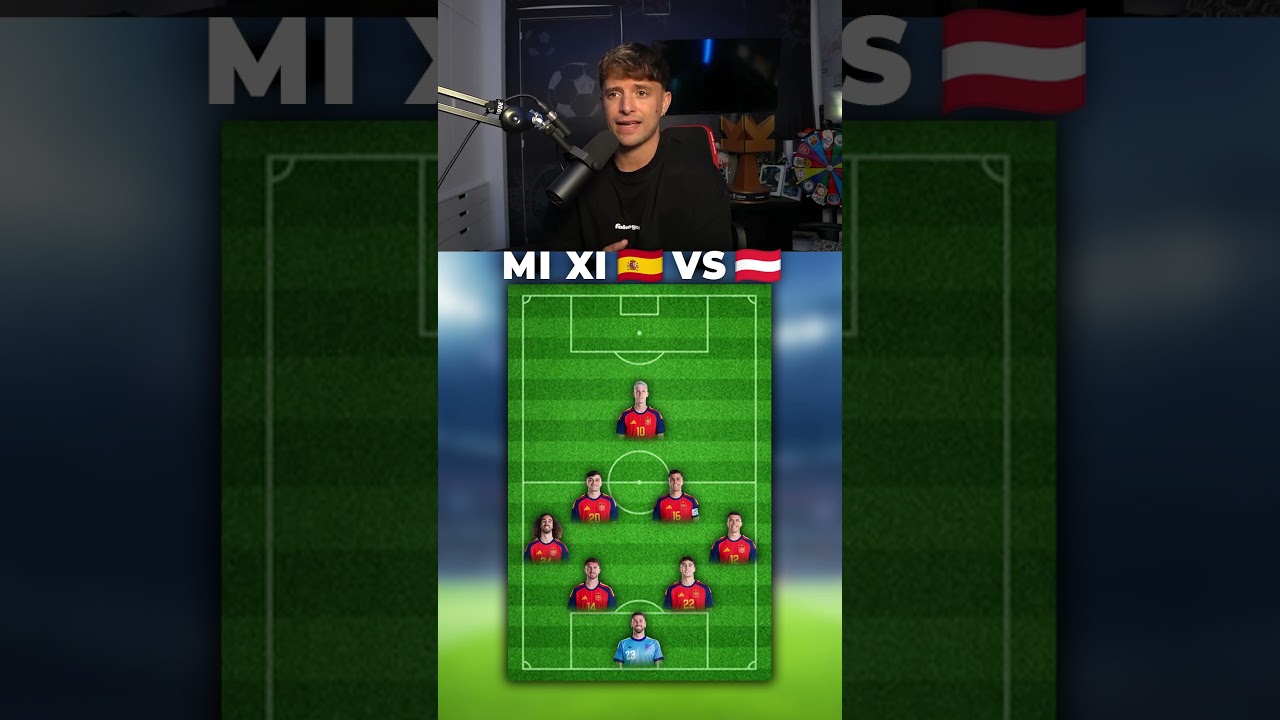 Con este 11 GOLEAMOS a Austria y lo sabéis 🇪🇸🤞🏾⚽️ #shorts #futbol