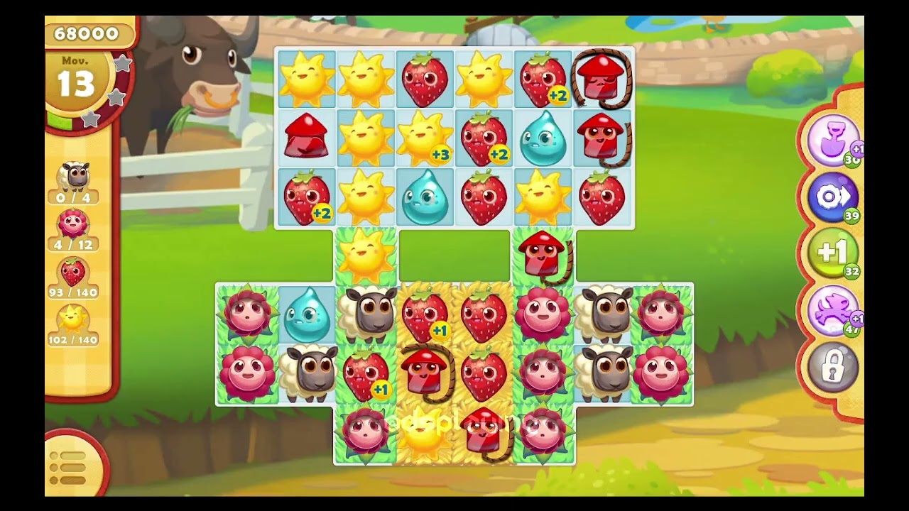 Farm Heroes Saga - Level 435 - 3 Stars - No Boosters @dsplaying