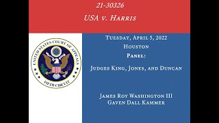 21-30326  USA v. Harris,  April 5, 2022