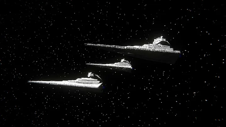 Space Engineers - Imperial Star Destroyers Exiting Hyperspace (VFX Test)