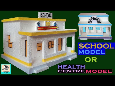 how to make school model with thermocol