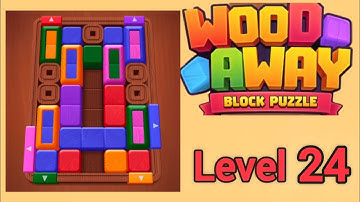 Wood Away Block Jam Level 24 Walkthrough Solution