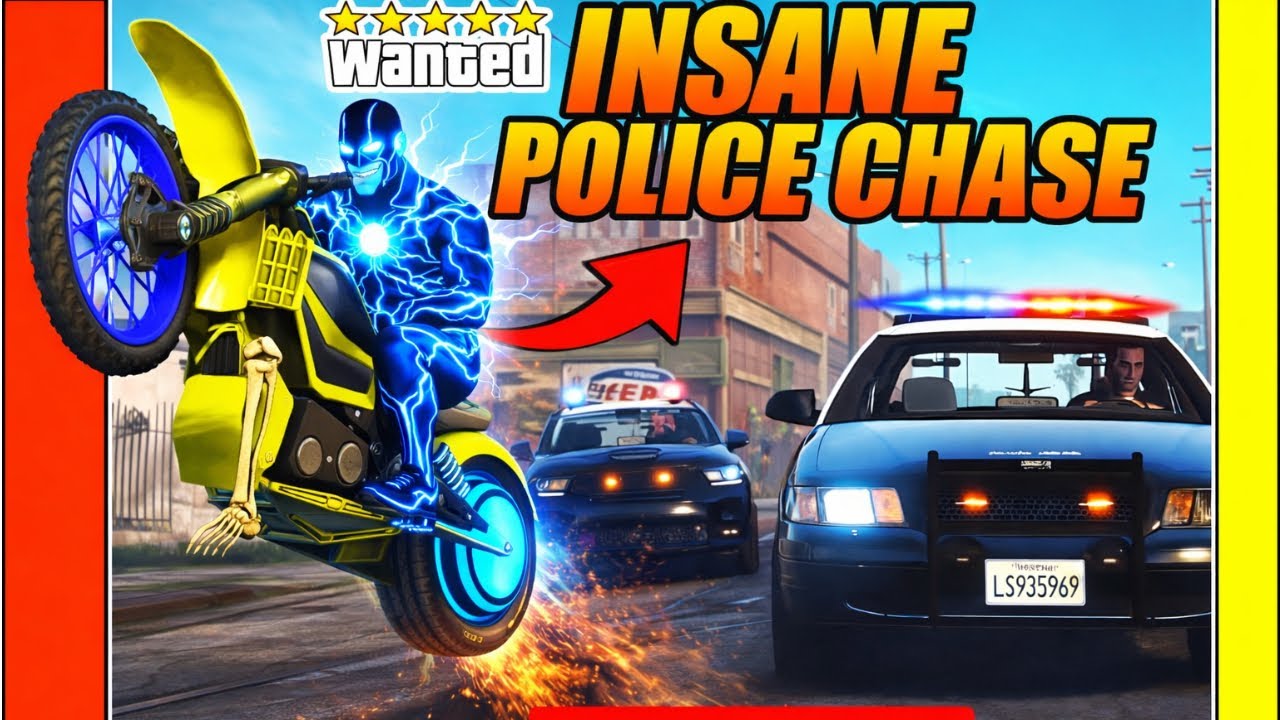🔴 GTA 5 Gameplay Full Chaos in Los Santos & Insane Police Chase #gta5 # ...