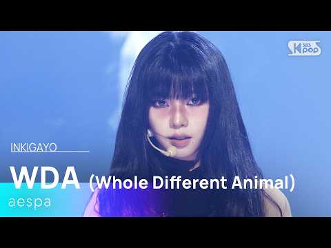 WDA (Whole Different Animal) (feat. G-DRAGON) - aespa | SBS 260517 방송