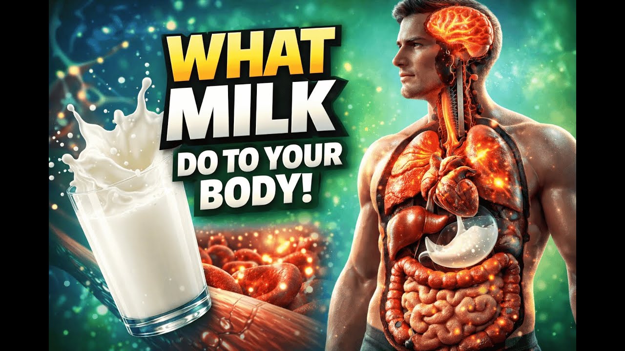 Молоко в организме человека | 3D медицинская визуализация пользы и побочных эффектов
