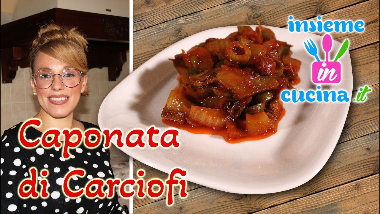 #Caponata di carciofi. La ricett che ha fatto impazzire il web.