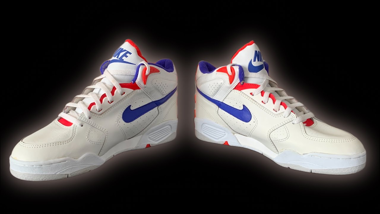 Sneaker Review: 1991 Nike Novice Flight Ultramarine High Top Vintage Sneakers Rare jordan dunk af1