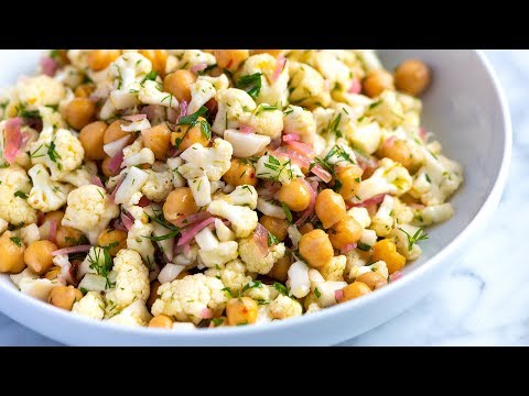 Herby Cauliflower Salad with Chickpeas