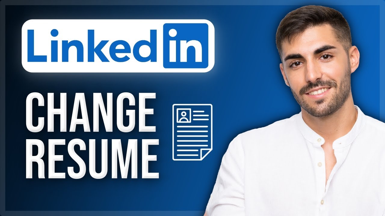 How to Change and Upload a New Resume on LinkedIn | Replace Old Resume ...