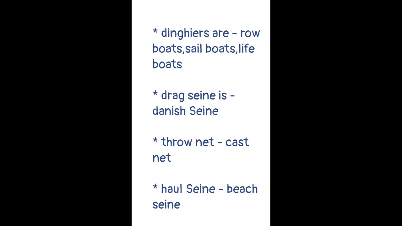 38. Fisheries questions 