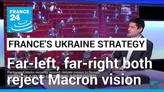 France's far-left \& far-right both refuse to embrace Macron's Ukraine strategy and military support