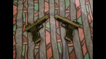 Dad At The Range With His Canik TP9SFX And New ADE Red Dot Sight!