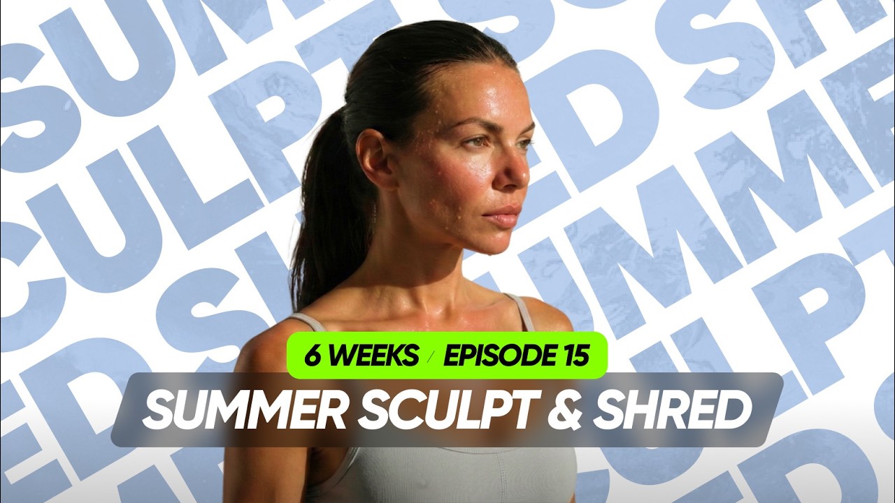 Week 5 Episode 15 | 60 MIN Full Body Dumbbell Workout 🔥 Summer Sculpt ...
