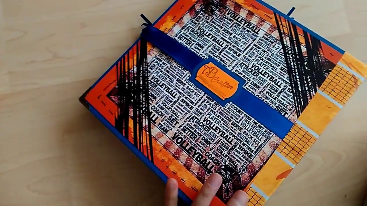 Volleyball scrapbook album YouTube