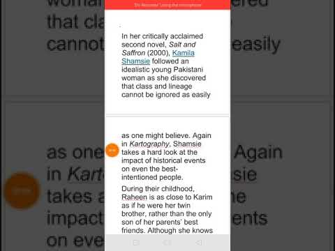 KARTOGRAPHY BY KAMILA SHAMSIE - SUMMARY IN TAMIL