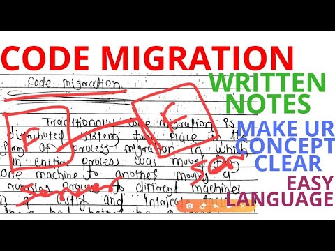 Code migration in distributed system computing video tutorial lecture ...
