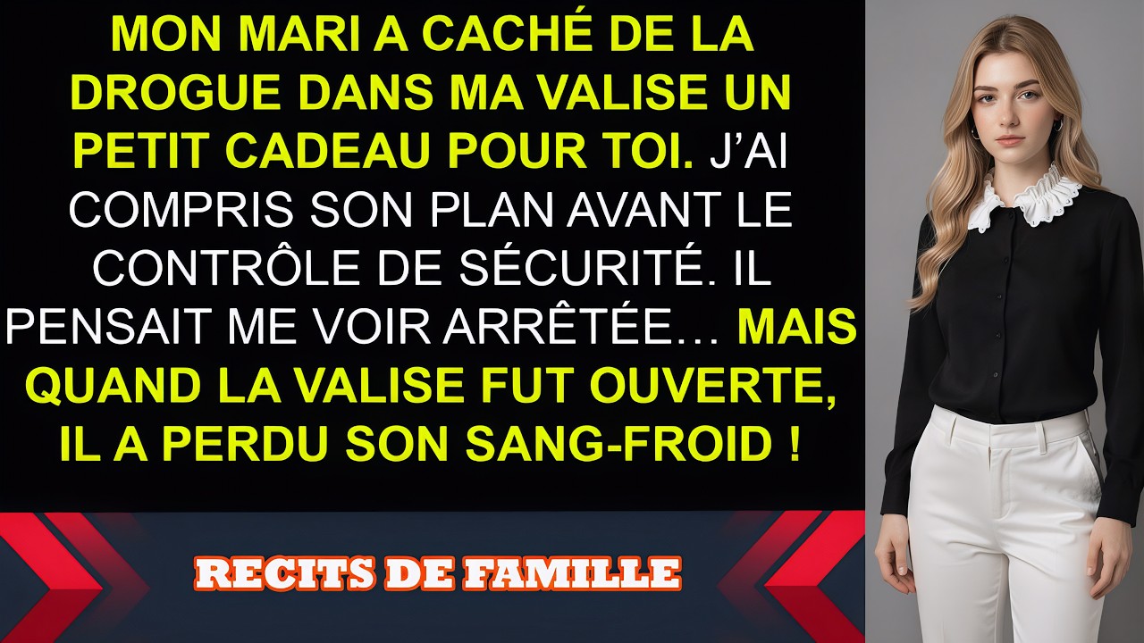 Le chien de sécurité s’est jeté sur nos valises, et c’est à cet instant précis que le sourire de mon mari est apparu. Pas un sourire de joie. Celui qu’il affichait quand il croyait avoir gagné....