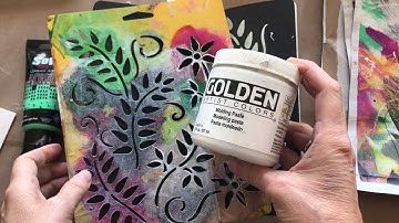 How to Combine Stencils & Modeling Paste