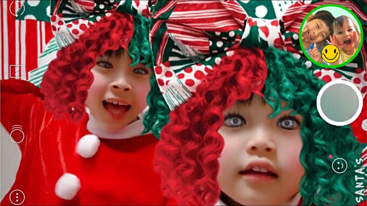 Snowやってみた クリスマスバージョン キラキラプリキュアアラモード おもちゃ 変顔 顔交換アプリ サンタなりきり Youtube
