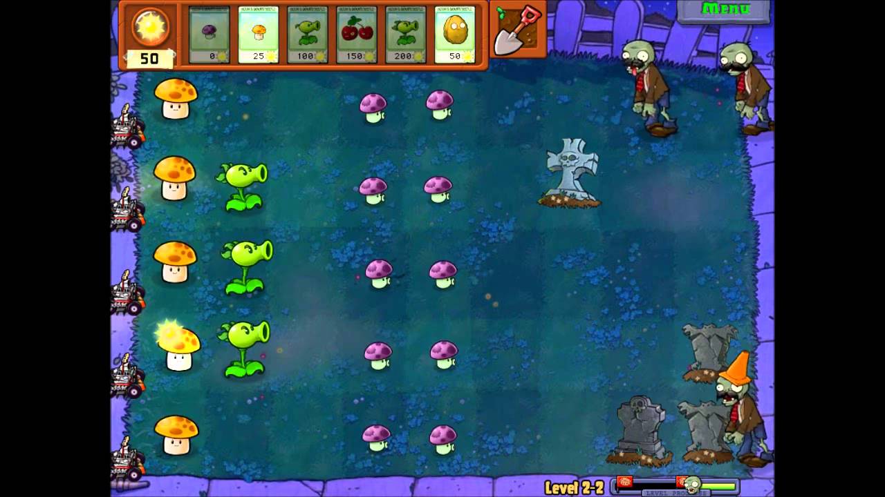 Lets Play Plants vs Zombies part 5 - YouTube