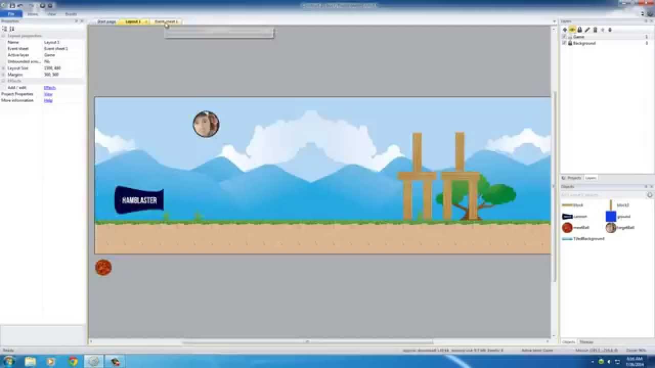Physics Puzzle Game Development w/Construct 2 Tutorial 8 || Destroying ...