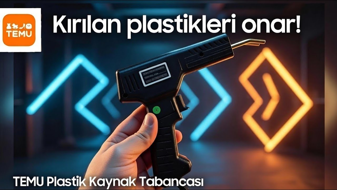 PLASTİK KAYNAK NASIL YAPILIR? | TEMU Plastik Kaynak Tabancası | Plastik tamiri