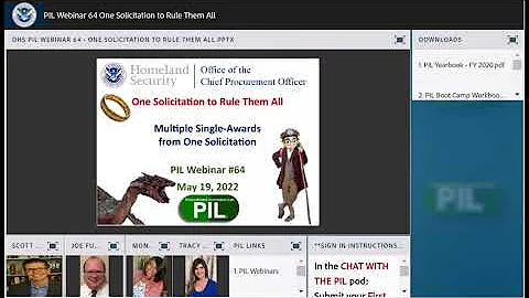 PIL WEBINAR #64: One Solicitation to Rule Them All...