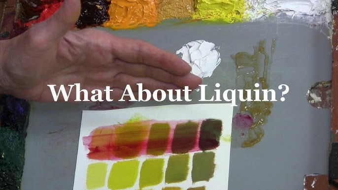 Video(335857641344132), Liquin is a quick-drying medium for oil and alkyd  paint. It is used as an additive in many forms of artwork. Liquin is  produced by Winsor & Newton and