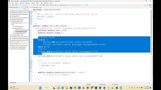 Famous CoreJava StaticBlock Program DataTypes Theory March 06 2023 Wealth