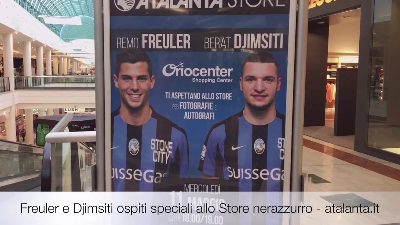 Remo Freuler e Berat Djimsiti ospiti speciali all'Atalanta Store