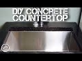 CONCRETE AND EPOXY COUNTERTOP