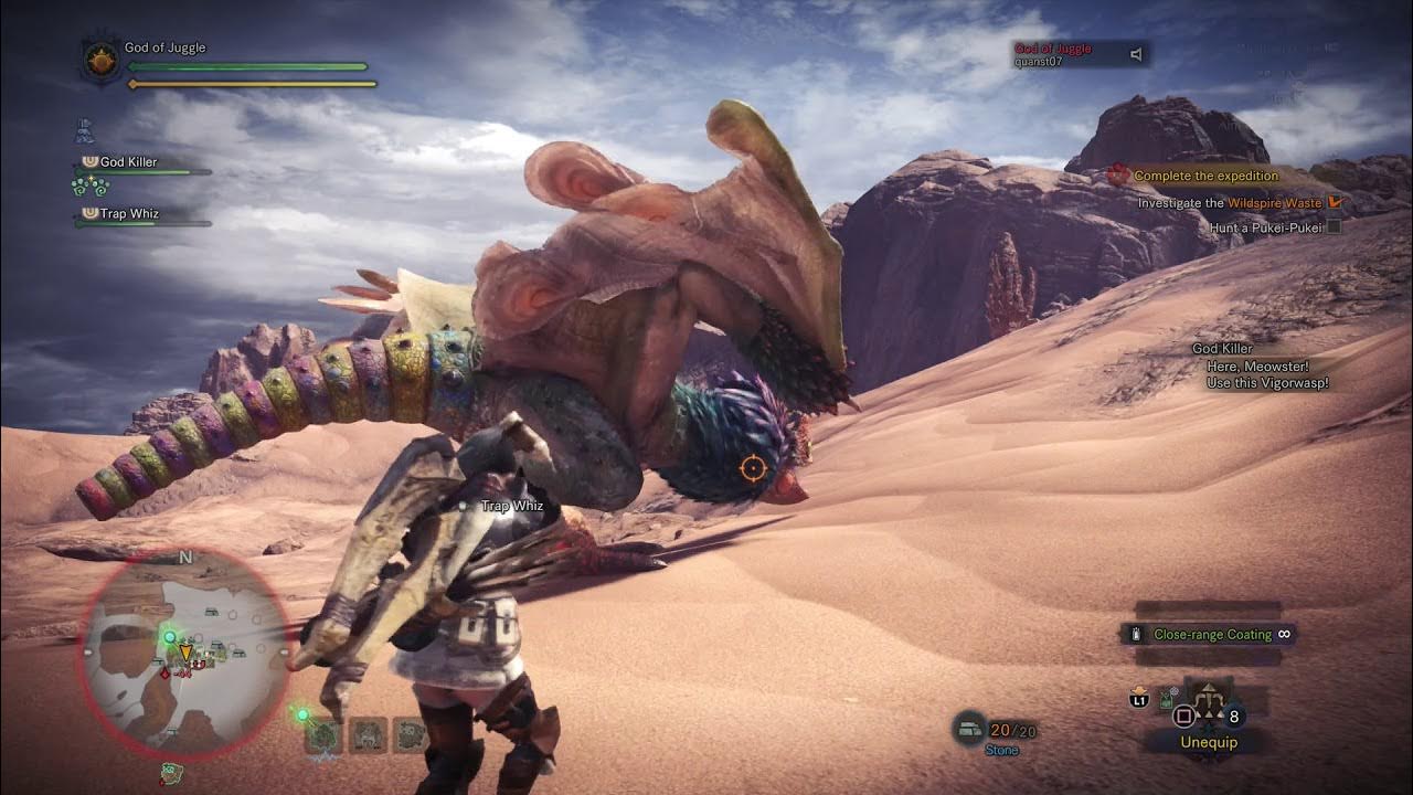 Monster Hunter World Investigate The Wildspire Waste Monster Hunter World Pukei Pukei - Investigate the Wildspire Waste