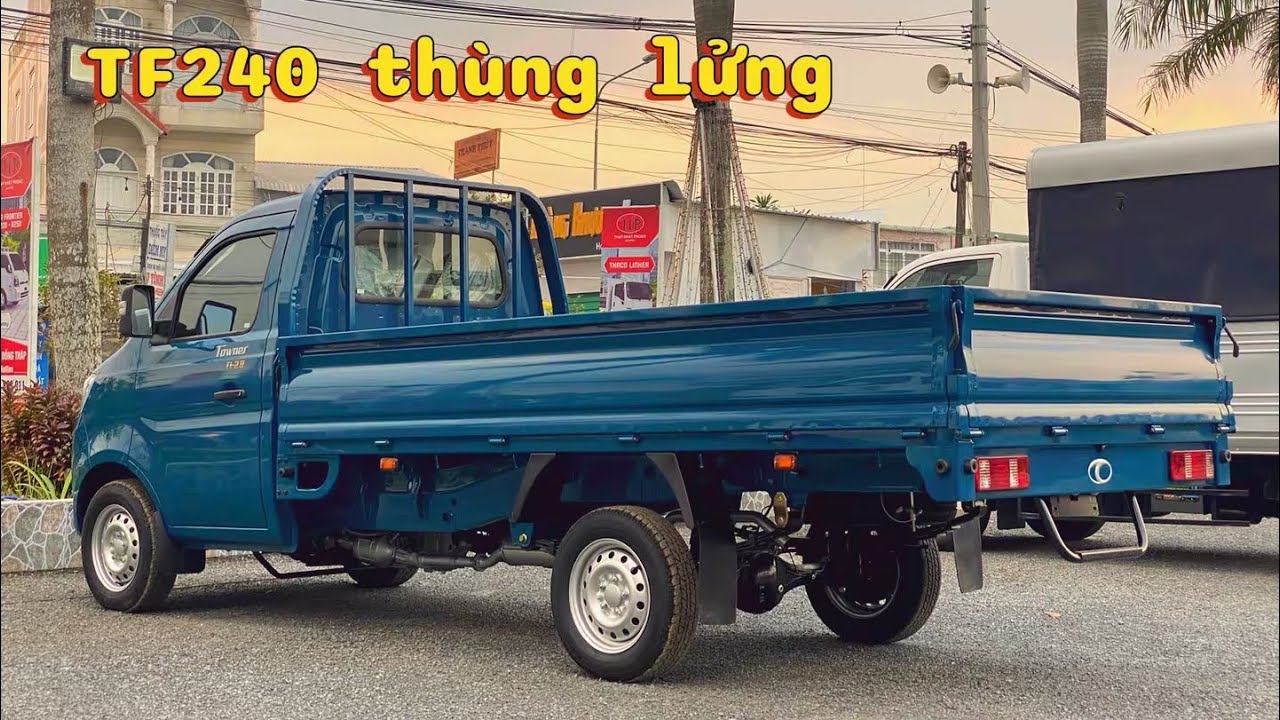 Xe tải Thaco Towner TF240(T1-2.8) thùng lửng | Tải trọng 1.4 tấn | Thùng dài 3m2 #xetaiTF240