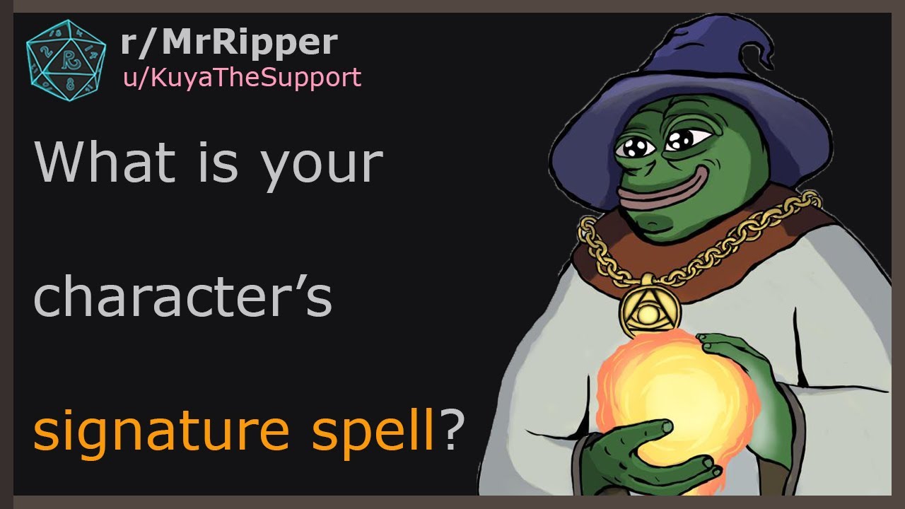 DnD players, what is your character’s signature spell? YouTube