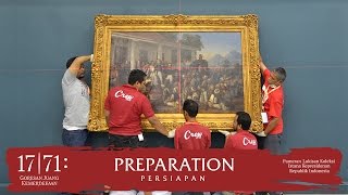Proses Display Karya Pameran Lukisan Istana Kepresidenan RI by MAM EO