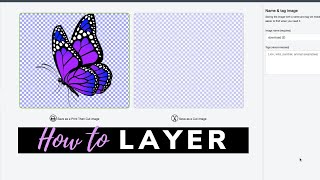 How to Create Layers in Design Space & Print/Cut Images with JPG PNG to SVG
