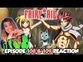NALU LET'S GO! Fairy Tail Episode 108 & 109 Reaction + Review!
