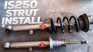 IS250 Front Strut Install [Replacement]